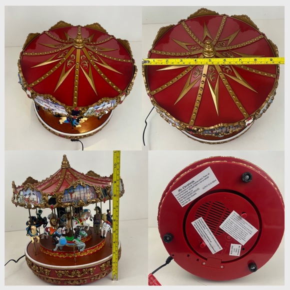 Mr. Christmas Triple Decker Carousel Music Box - Picture 15 of 16
